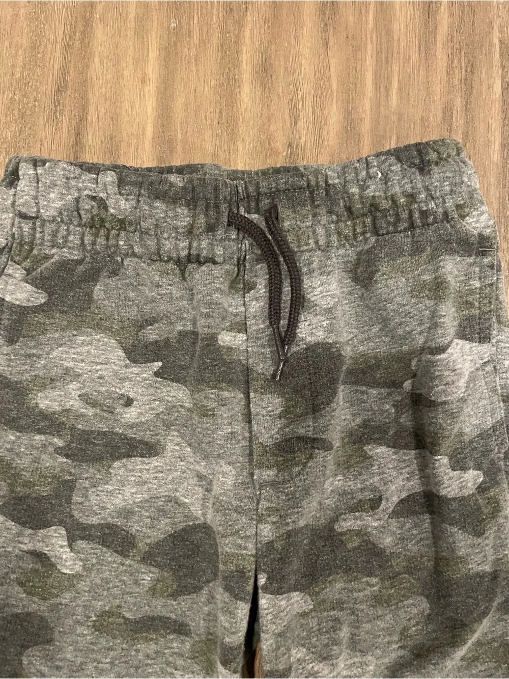OshKosh B'gosh Gray & Green Camo Cargo Joggers